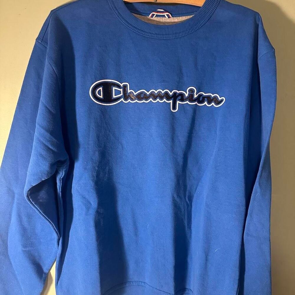 Champion Men's Blue Sweatshirt